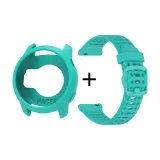 [Зеленый] Защитный силиконовый чехол + официальный силиконовый ремешок