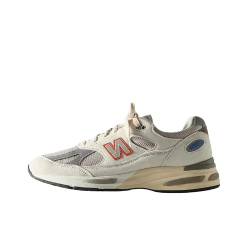 New Balance NB 991 V2 Беговые кроссовки Низкий топ Серый Унисекс