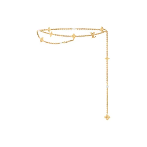 LOUIS VUITTON Металлические цепочки на талию Женские Золото Ширина 9,9 см