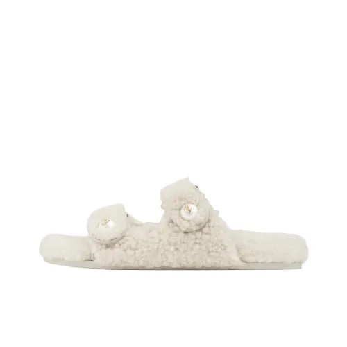 Jimmy Choo Fayence Слипоны Женские Экрю