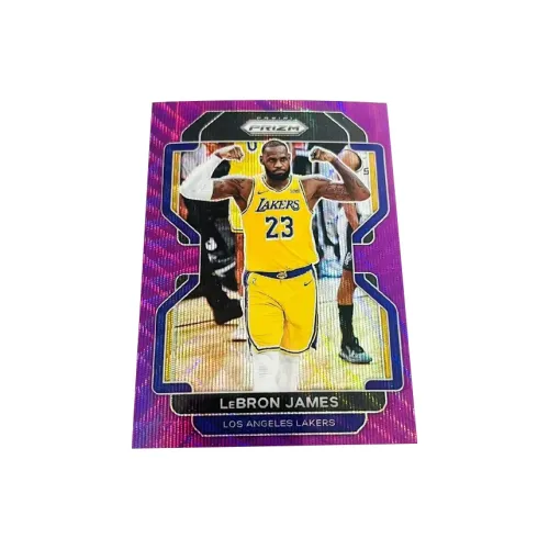 PANINI 21 22 Prizm Lakers Джеймс Фиолетовая Волна Refractor Коричневый Джеймс Звезда Карта Товар Спортивные Карты 1 шт