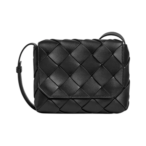 Bottega Veneta Телячья кожа Сумка через плечо Мужская Черная