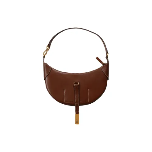 Polo Ralph Lauren Сумка из коровьей кожи сумка через плечо маленькая женская темно-коричневая