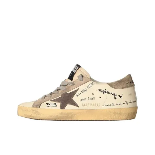 Golden Goose Супер Звезда Low Топ Скейтборд Кроссовки Женские Бежевые