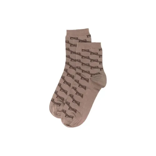 BALENCIAGA Хаки 1 шт Женские Носки MID до икры