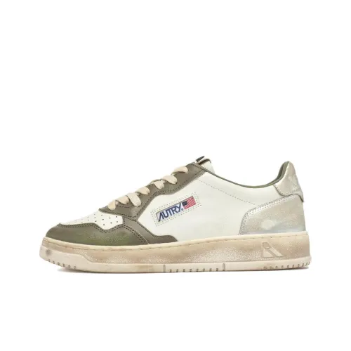 AUTRY BASKETS MEDALIST Противоскользящие устойчивые к истиранию низкий топ кроссовки для скейтбординга мужские белые зеленые