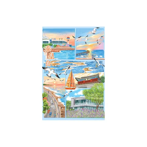 momicafe Classic Collection Sea Breeze Beidaihe Qinhuangdao Seaside Бумага Toy Пазлы 1000 шт GPZ1189