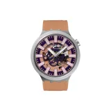 Розовый циферблат часов