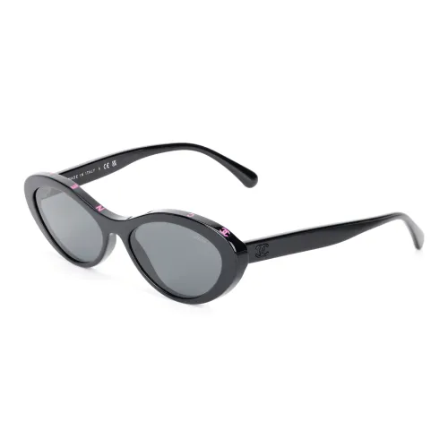 CHANEL OVAL SUNGLASSES Женские