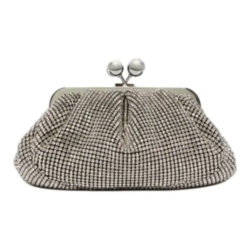 WEEKEND MaxMara Полиэстер Одно плечо Клатч Маленький Women's Silver