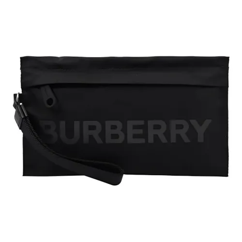 Burberry Nylon Clutch Regular Unisex Black Брэнди Бербери Нейлон Клатч Стандартный Унисекс Черный
