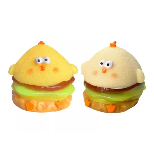 YUEYUEXIONG Супер милая Dun Курица Гамбургер Сжимаемая игрушка Стресс-релаксация Wa Вывод Пищевая игрушка Игрушки