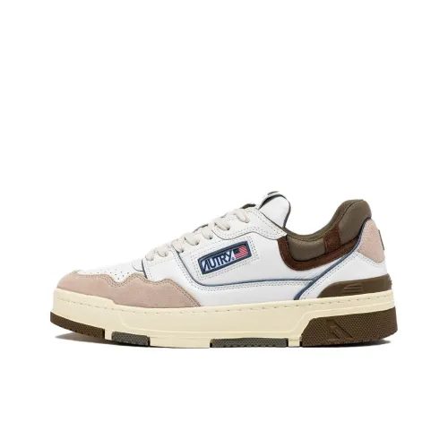 AUTRY Clc Slip-resistant Abrasion-resistant Low Top Skateboard Shoes Men's White Brown