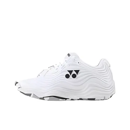 YONEX Противоскользящие Износостойкие Низкие Кроссовки для тенниса Унисекс Белые