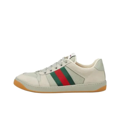 GUCCI Screener Low Топ Скейтборд Кроссовки Мужские Серые