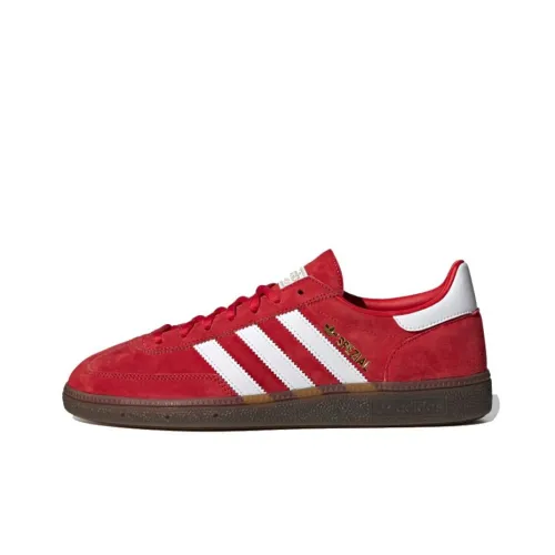 Adidas Originals HANDBALL SPEZIAL Низкие Кроссовки для скейтбординга Унисекс Красные