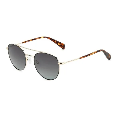 RAG BONE Металл Aviator Солнцезащитные очки Мужской Gold Tortoiseshell
