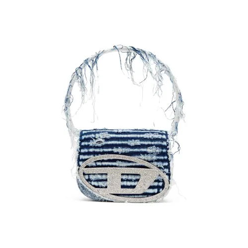 DIESEL Хлопок Сумка через плечо Сумка Женская Синяя