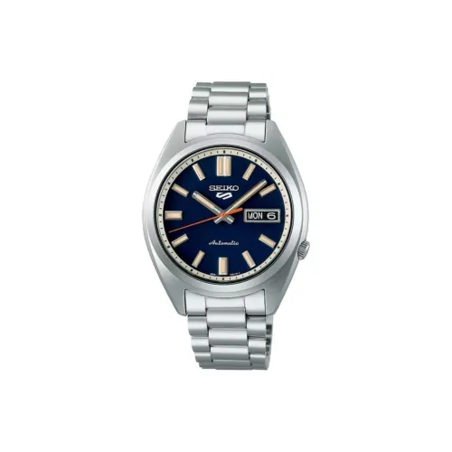 SEIKO Автоматический Механический Механизм Мужские Часы 37,4 мм Синий