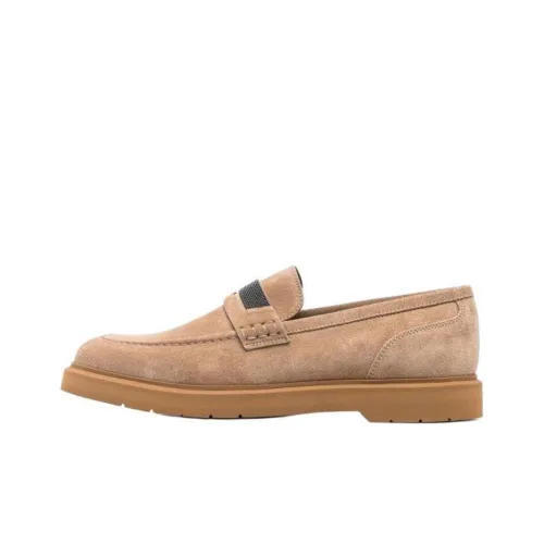 BRUNELLO CUCINELLI Monile Лоферы Женские Коричневый