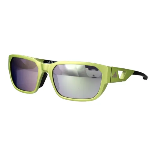 Adidas Пластик Нерегулярная форма Солнцезащитные очки Мужской Зеленый