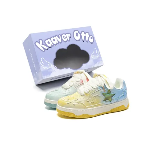 KAAVER OTTO Высота Увеличивающие Баланс Износостойкие Низкие Кроссовки для Скейтбординга Женские