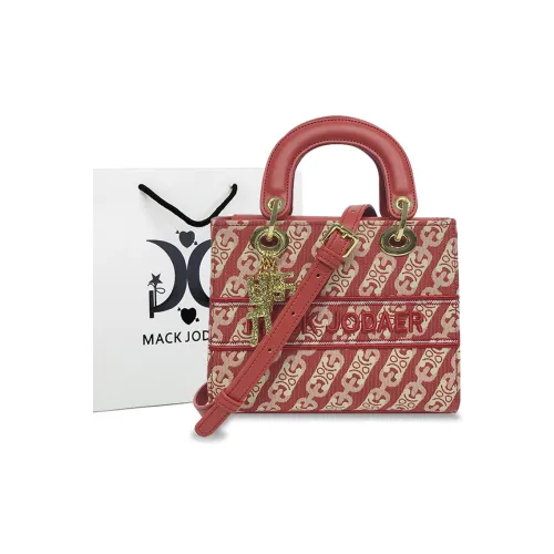 MACK JODAER Microfiber Synthetic Leather One Shoulder Bag Standard Women's China Red