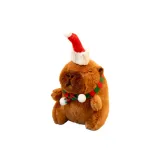 Шаль коричневого-красного и зеленого цвета