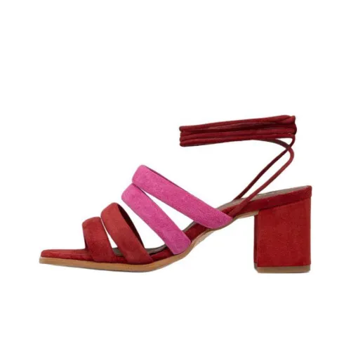 ALOHAS One Ремешок Сандалии 6,5 см Женские Розовый Красный