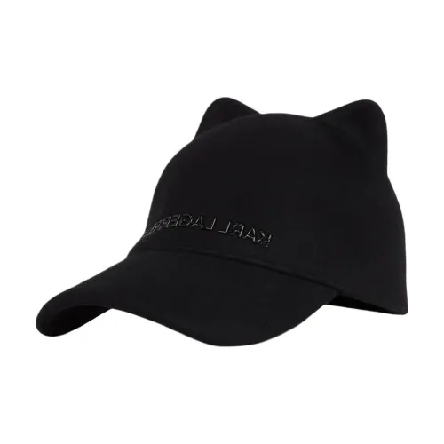 Karl Lagerfeld Шерсть Кепки Женские Черный
