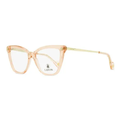 Lanvin Металлические Ацетатные Оправы для Очков Бабочка Женские Розовые