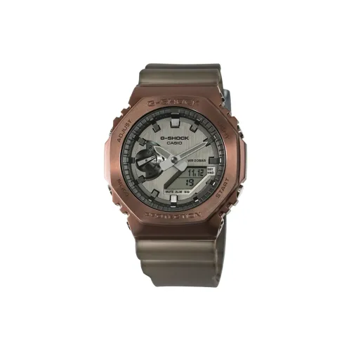 CASIO Электронный Механизм Мужской Full Metal Коллекция Octagonal Часы 49,3мм*44,4мм*11,8мм Металлический