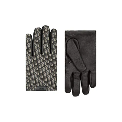 DIOR GRAIN LEATHER Перчатки Мужские