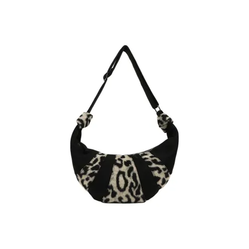 Everthames Флисовая ткань Сумка на плечо Женская с леопардовым принтом