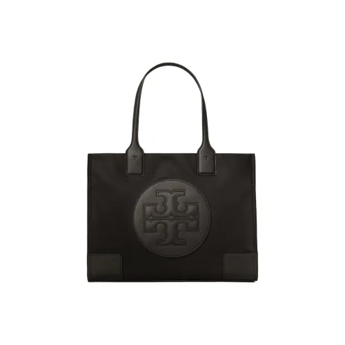 TORY BURCH Ella ПУ (полиуретан) Тоут Сумка Сумка для покупок Мини Сумка Женская Черная