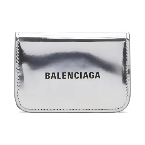 Balenciaga Кожа Кошелек Женский Серебряный