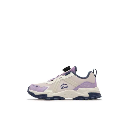 XTEP Противоскользящая Устойчивая к износу Детская Хлопковая Обувь Светло-розовый Красный Синий Пыльно-фиолетовый Детский