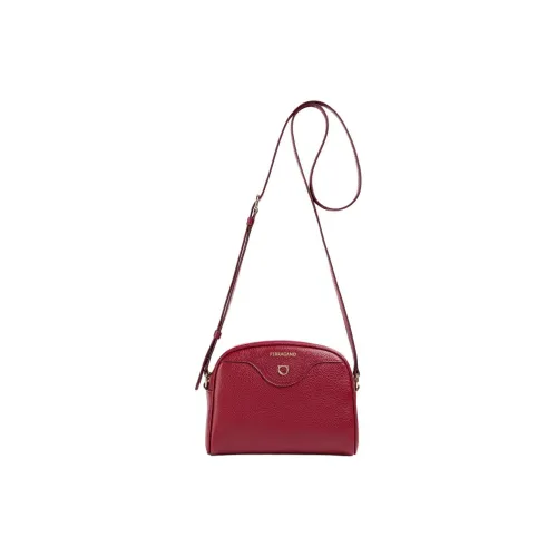 FERRAGAMO Телячья кожа Сумка через плечо Сумка на плечо Женская Красная