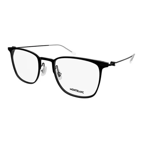 MONTBLANC Сплав Металл Алюминий Алюминиевый Сплав Прямоугольные Оправы для Очков Унисекс Черный