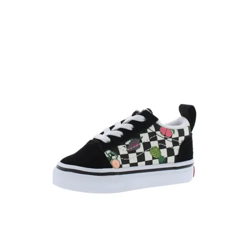 Vans Old Skool Collection Детские Скейтбординги Низкие Топы Черный/Белый Kids