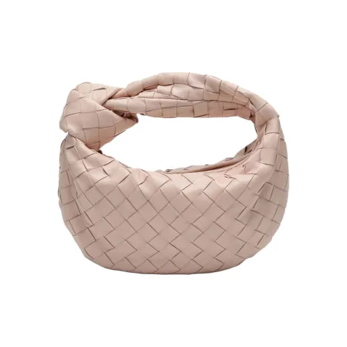 Bottega Veneta Jodie Кожа Сумка Мини Женская Светло-Розовая