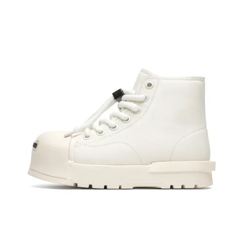 KUNGFUDEER Slip-resistant Увеличение Высоты Высокие Кеды Повседневная Обувь Унисекс