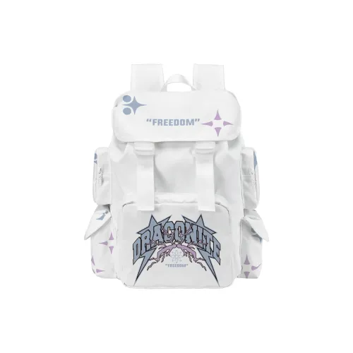 DRACONITE Полиэстер Рюкзак Стандартный Унисекс Белый