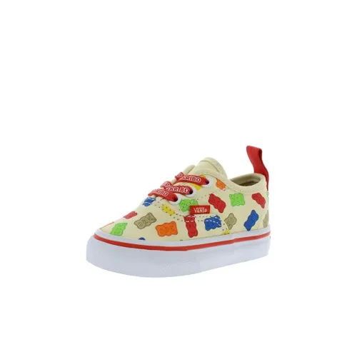 Vans Аутентичный Низкий Топ Обувь для малышей Светло-желтый Infant и Toddler