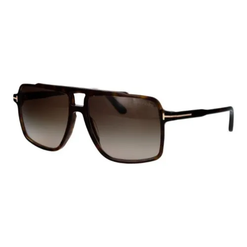 TOM FORD Ацетат Aviator Солнцезащитные очки Мужские Черные