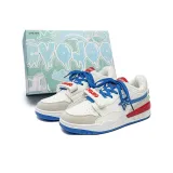 Белый и синий, утепленный