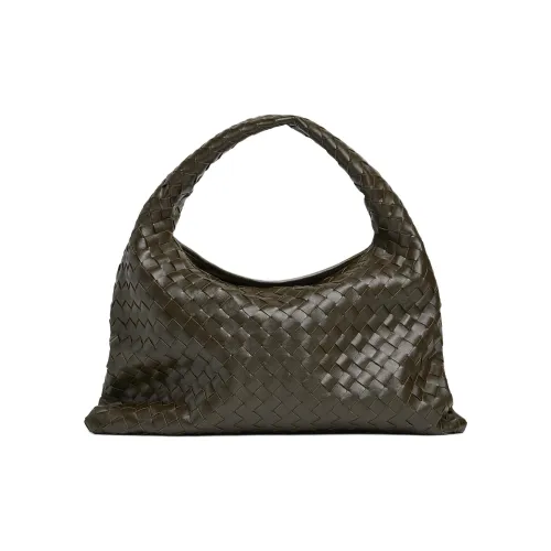 Bottega Veneta Hop Телячья кожа Одно плечо Сумка Маленькая Женская Хаки