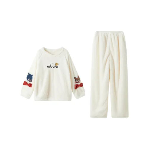 Сон Белый Женские Пижамные Комплекты