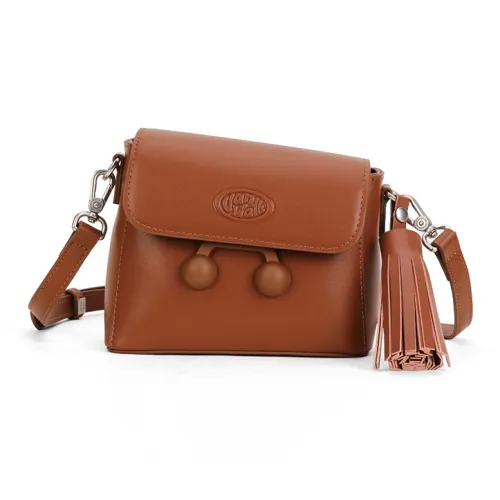 VANWALK ПУ (полиуретан) Сумка через плечо Маленькая Женская Карамельный Коричневый Вишневый Красный Ванильный Белый