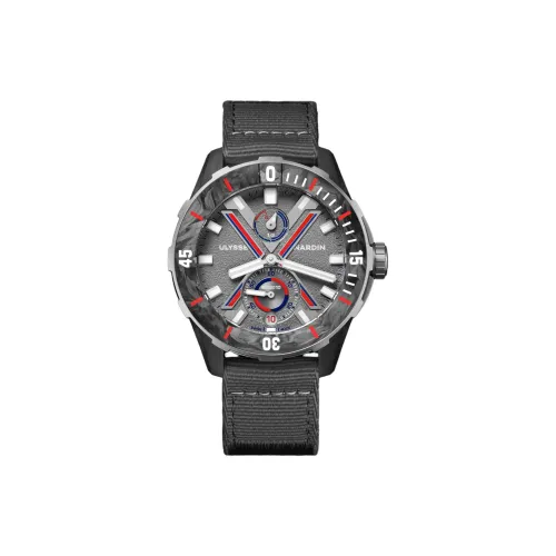 ULYSSE NARDIN Автоматический Механический Часы для мужчин, 44 мм, Серый